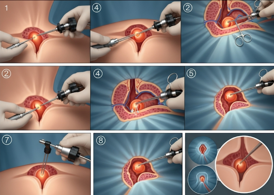 Laparoscopic oophorectomy