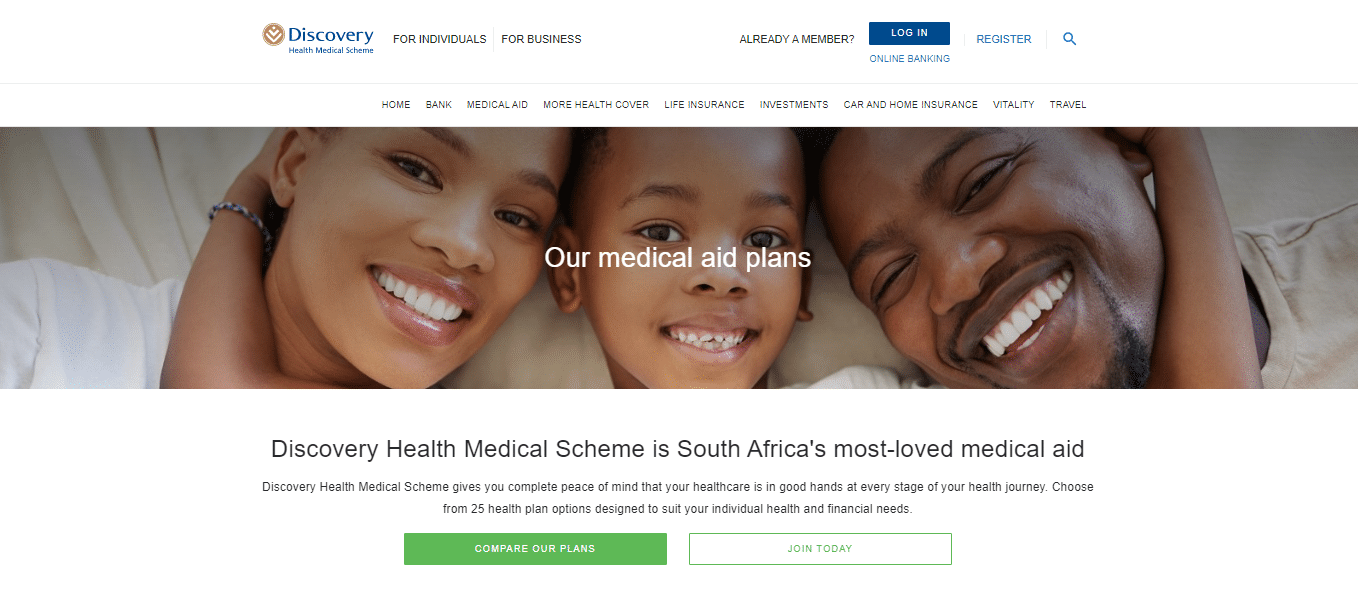 Discovery Health Comprehensive Series Medical Aid Plans