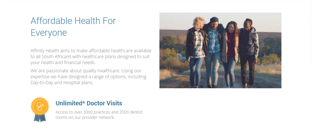 Affinity Health – Advantages over Competitors