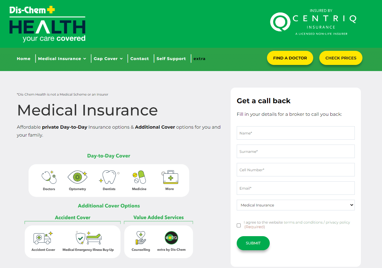 Dis-Chem Health Insurance