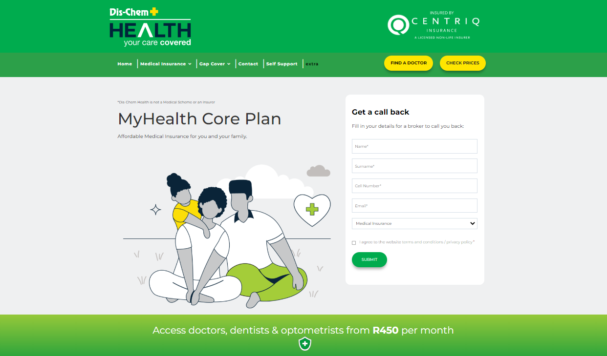 Dis-Chem Health MyHealth Core Plan
