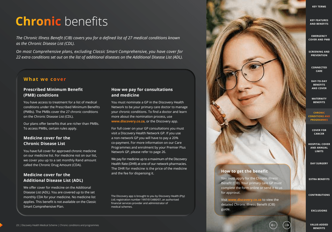 Discovery Chronic Benefits