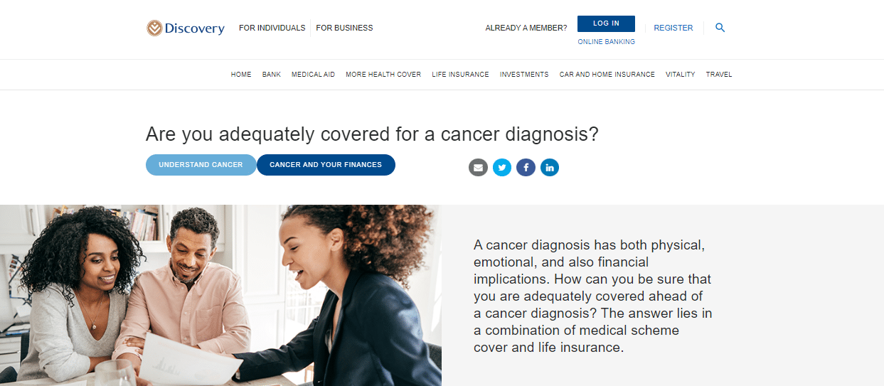 Discovery Comprehensive Cancer Cover