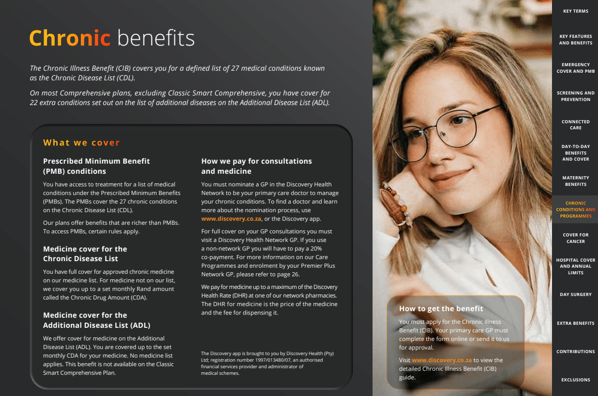Discovery Health Chronic Benefits