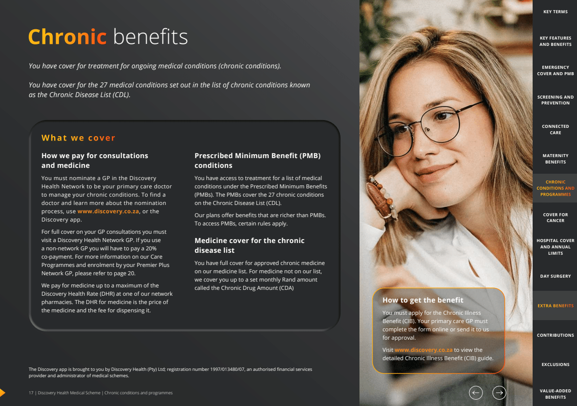 Discovery Health Chronic Benefits