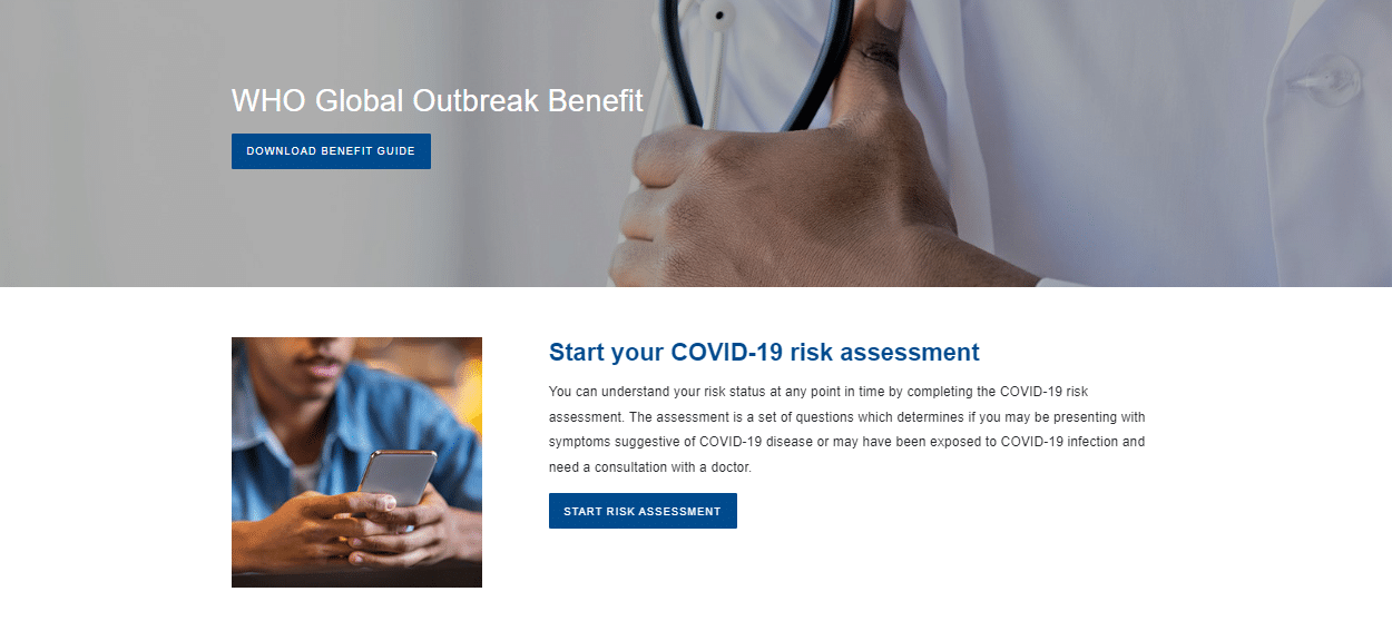 Discovery Health WHO Outbreak Benefit