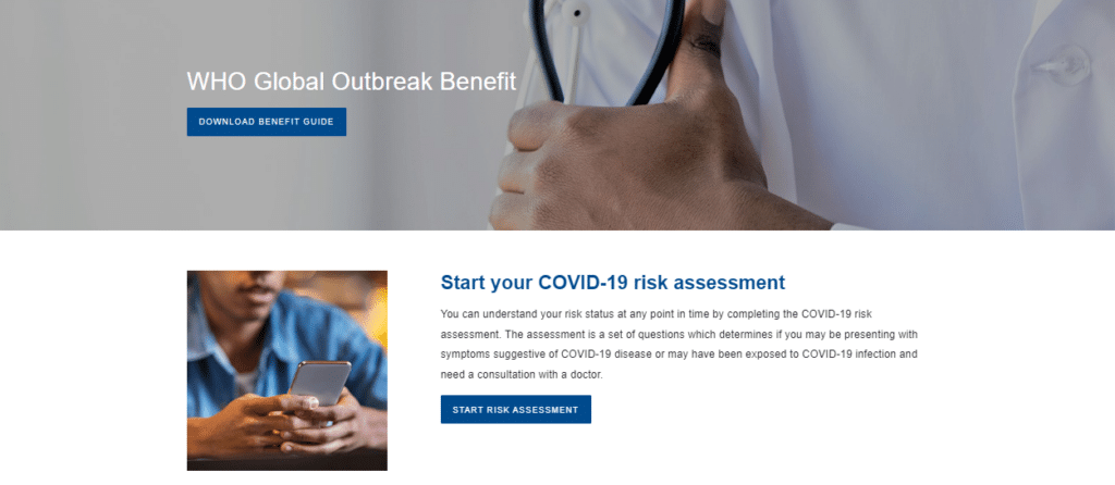 Discovery Health WHO Outbreak Benefit