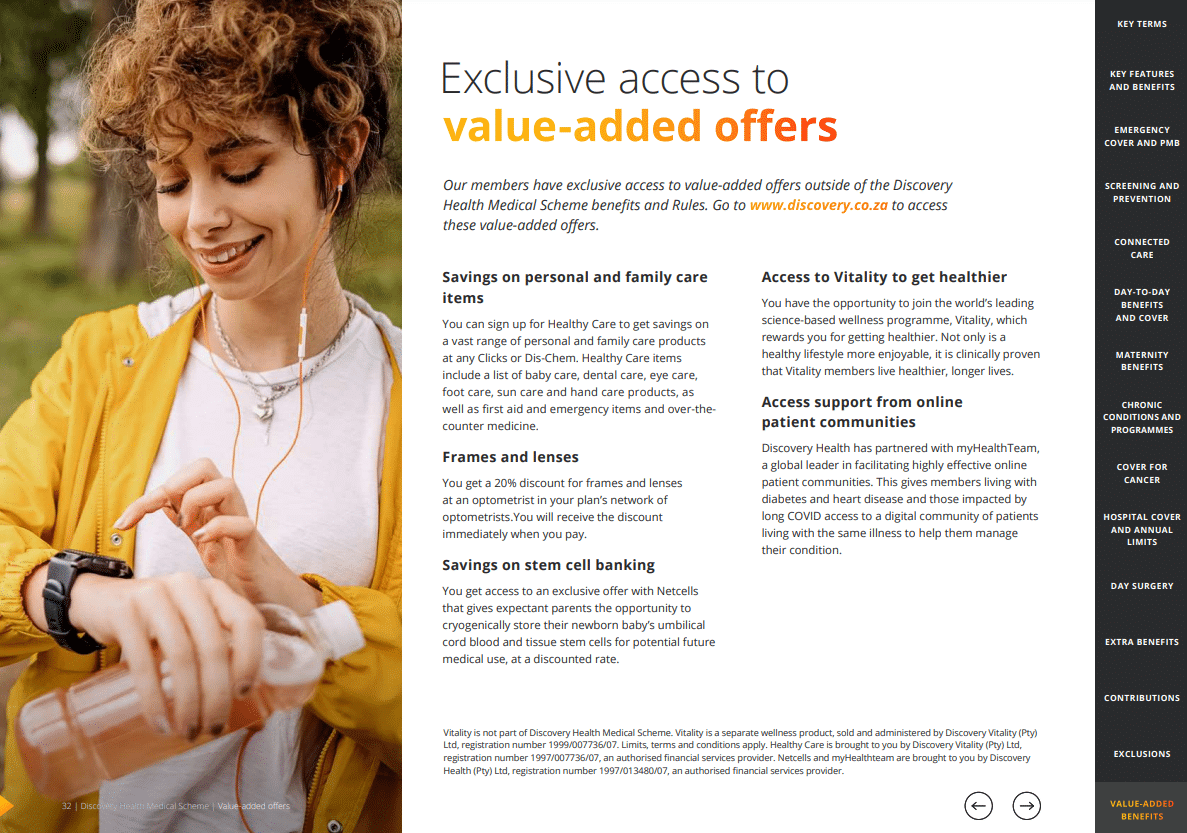 Discovery KeyCare Core Value-Added Offers