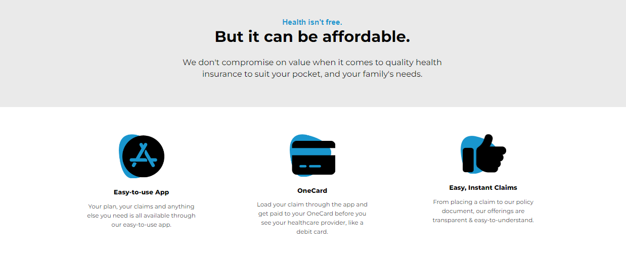 Oneplan Health Blue Plan Overview