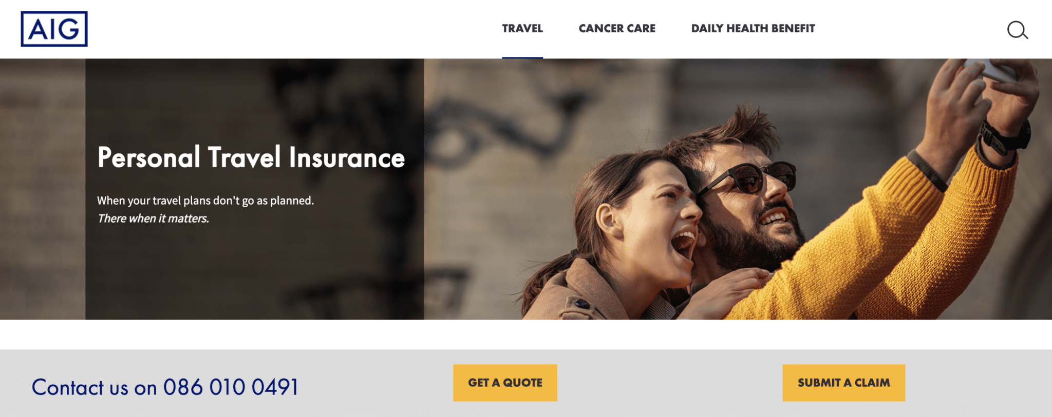 aig travel insurance south africa