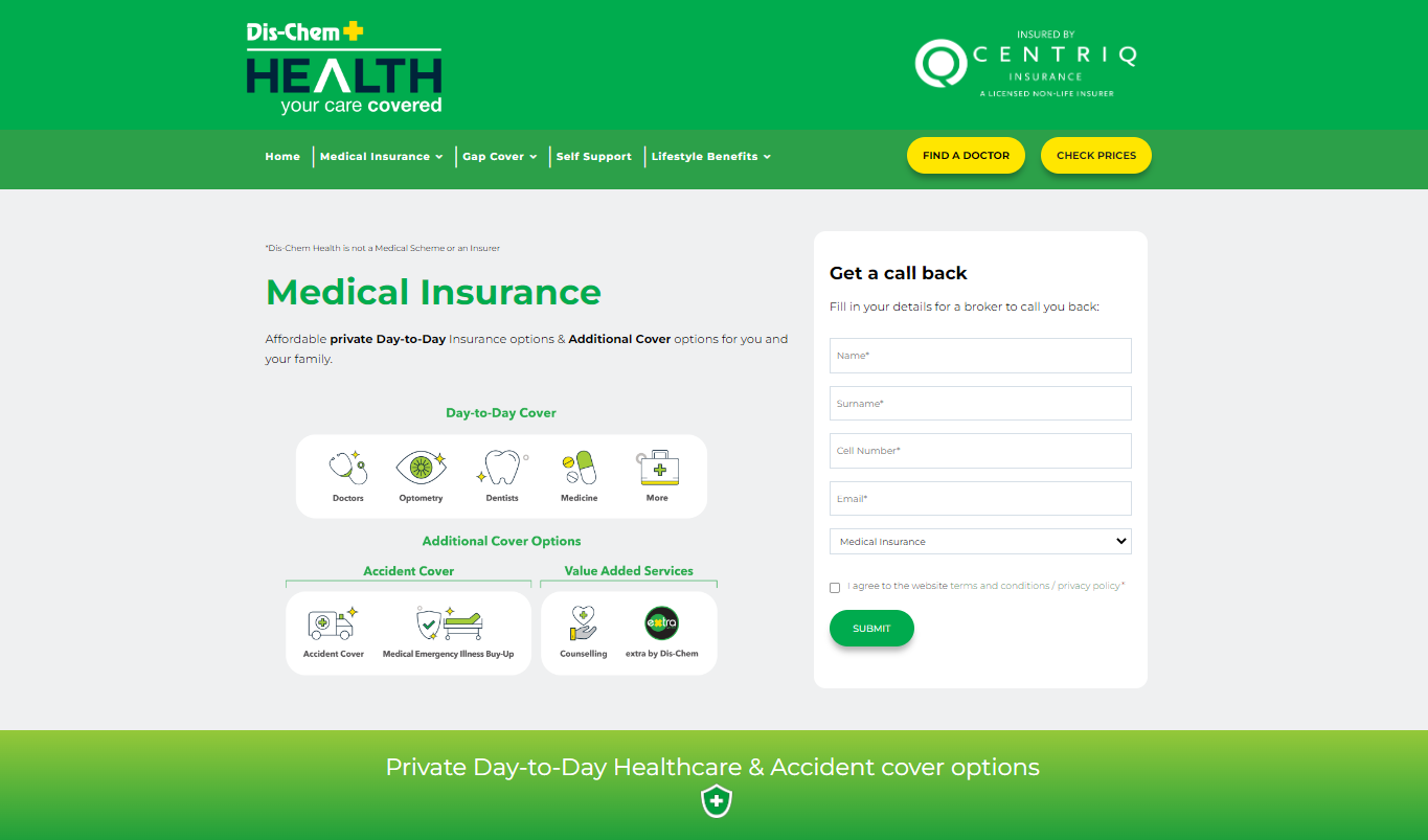 Dis-Chem Medical Insurance