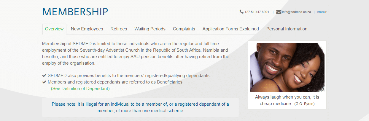 How to apply for Medical Aid with SEDMED