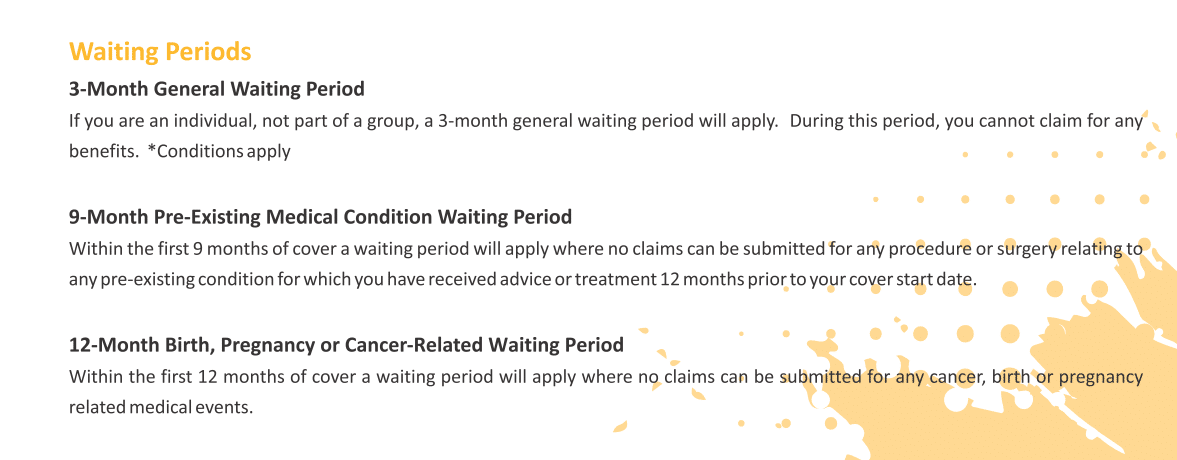 Admed Supreme Senior Gap Exclusions and Waiting Periods
