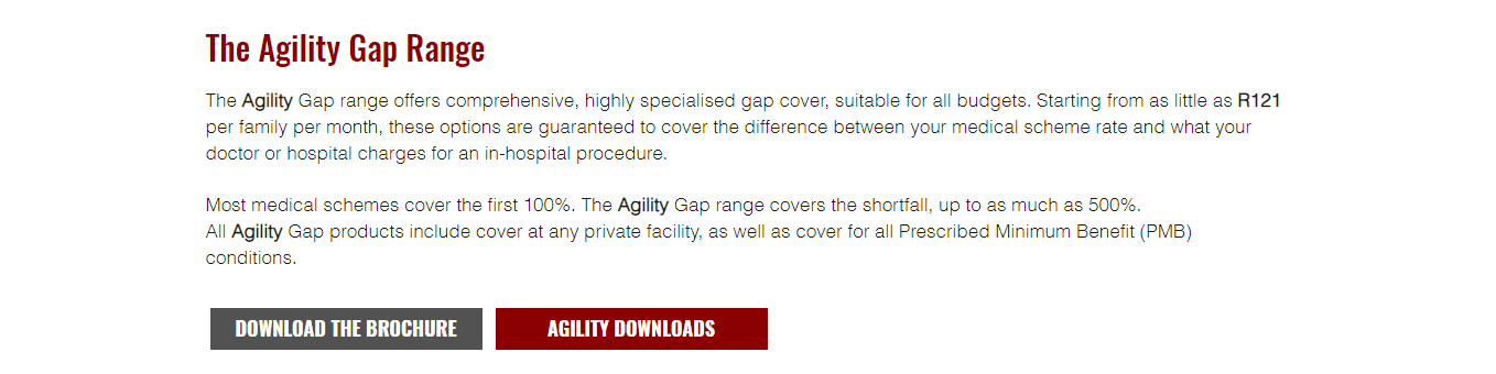 Agility Ultra Gap Cover Benefits and Cover Breakdown