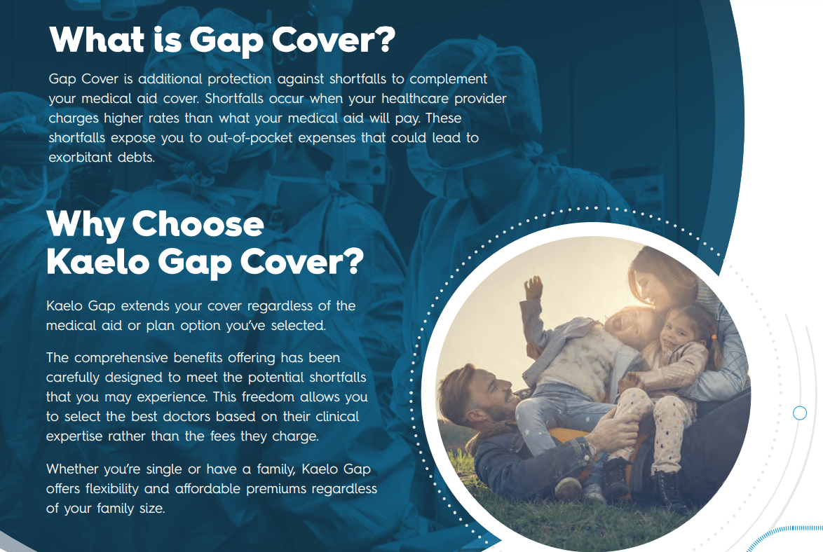 Kaelo Gap - Gap Benefits and Cover Breakdown