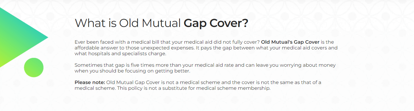 Old Mutual Gap Cover Premiums