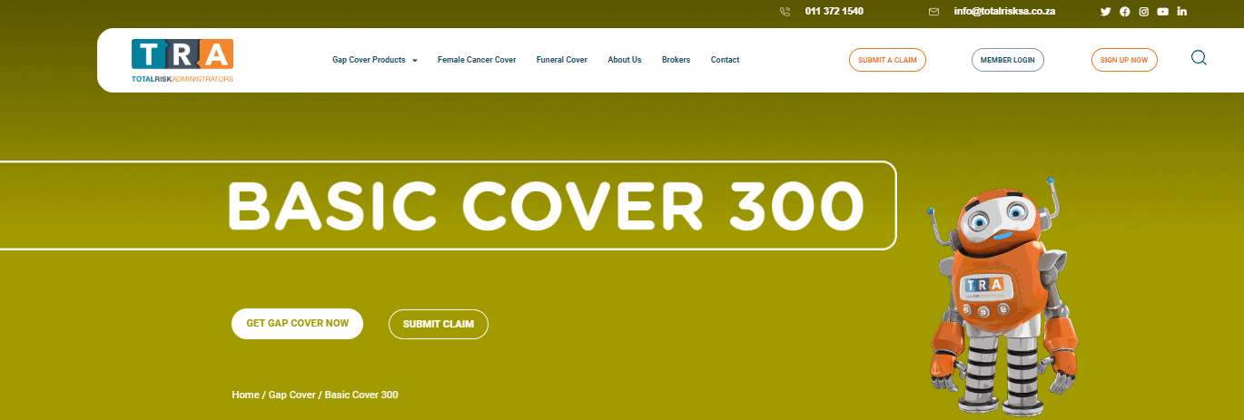 Total Risk Administrators Basic Cover 300