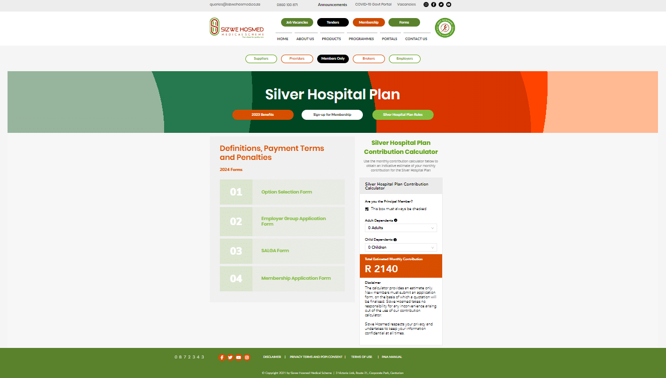 Sizwe Hosmed Silver Hospital